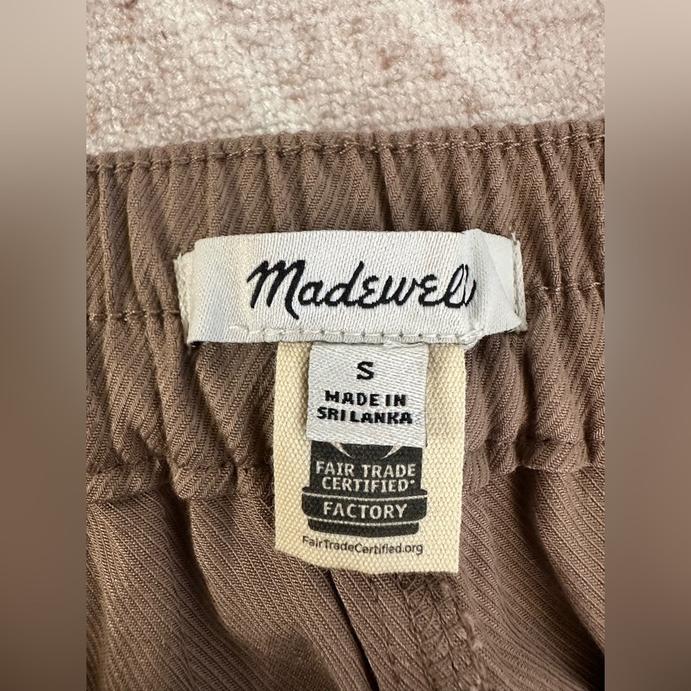 Madewell Cargo pants High Rise Relaxed Drawstring Viscose Small casual - Picture 4 of 11